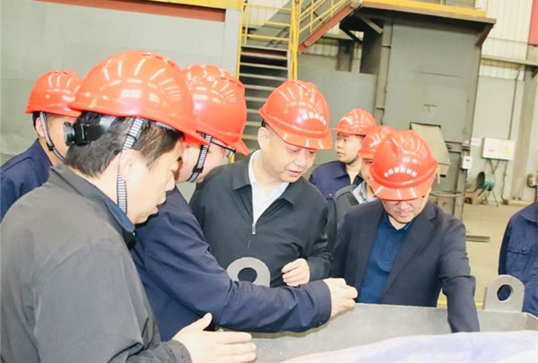 中陕核集团副总经理岳荣昌一行到中陕核新材料有限公...